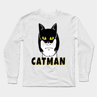 CatMan New Super Hero in Town Long Sleeve T-Shirt